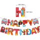 thumbnail image 4 of Fire Truck Birthday Party Supplies Including Fireman Happy Birthday Banner Cake Topper Cupcake Toppers Balloons Fire Truck Theme, 4 of 4