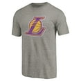 thumbnail image 2 of Men's Gray Los Angeles Lakers Greatest Dad Tri-Blend T-Shirt, 2 of 3