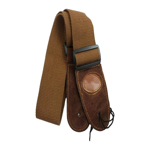 Mozhitti Guitar Strap Soft Cotton Leather Strap Guitar Straps For Acoustic Guitar Electric Guitar