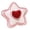 A002- Color B, variant on Cute Moon Star Heart Plush Throw Pillow - Soft Decorative Cushion with Red Accents & Gingham Details for Couch Sofa Bed, Ideal Birthday Gift for Home Decor Lovers