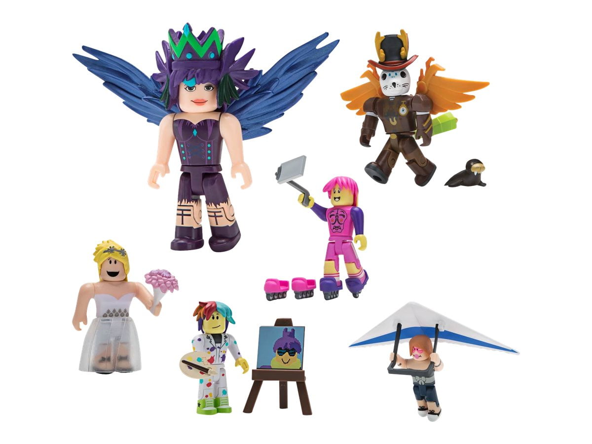 Roblox Celebrity Collection Single Figure Pack Styles May Vary Includes 1 Exclusive Virtual Item Walmart Com Walmart Com - mai's backpack roblox code