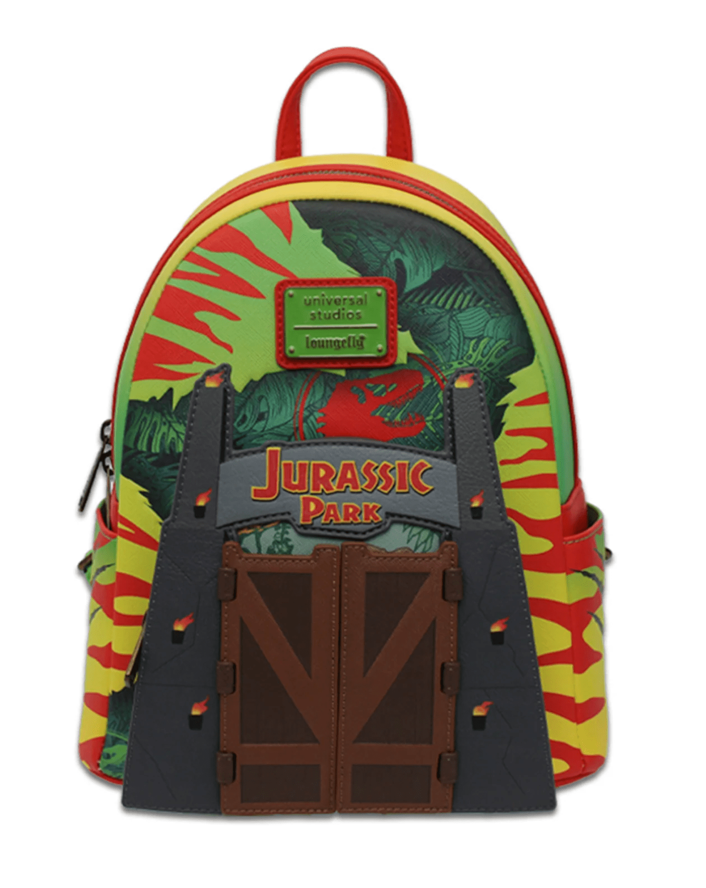 jurassic park gates mini backpack Loungefly  GeekCore adjustable straps We've Got New! The Latest