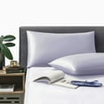 thumbnail image 3 of Beaute Living Wonderful 22 Momme Pure Mulberry Silk Pillowcase Grayish Purple N/A King, 3 of 5