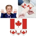 thumbnail image 2 of WIFKLSIIPG Canadian Flag Canadian Heart Shaped Flag . A Temporary with The Canadian Flag Pattern Is for The Red and White Pattern of Canada's National Day., 2 of 6