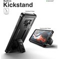 thumbnail image 4 of PYAN-Full Body Case for Samsung Galaxy Note 9/6.4 inches, [Built in Screen Protector and Kickstand] Heavy Duty Military Grade Protection Shockproof Protective Cover for Galaxy Note 9,Black, 4 of 4