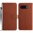 thumbnail image 1 of Flip Wallet Case for Google Pixel 9A with Kickstand & Wrist Strap, Shockproof TPU Inner Brown, 1 of 7