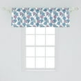 thumbnail image 2 of Ambesonne Flower Window Valance, Bindweeds in Spring, 54" X 18", Blue Grey Mauve, 2 of 3