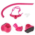 thumbnail image 1 of unbranded 1Jgo Snorkel Para Natación Con Rosado Con De Silicona Para Entrenamiento Y Uso Diario, 1 of 8