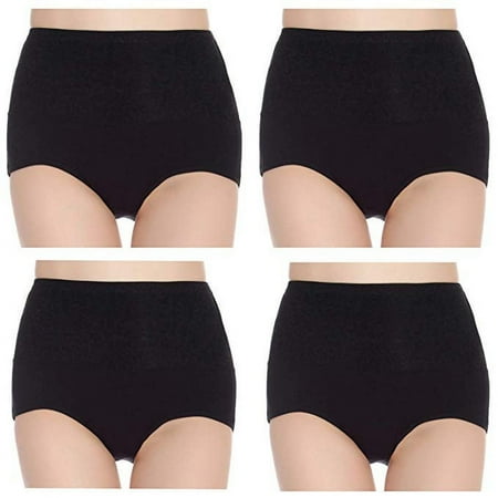 pxiakgy lingerie for women women high waist tummy control panties underwear shapewear brief panties black + l