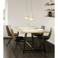 thumbnail image 3 of KFI Studios Midtown 6' x 3' Pub Table Set, Designer White , 4 Burgundy KOOL Stools, 3 of 5