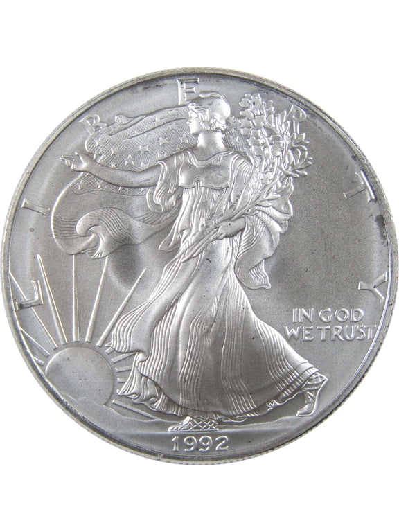 1992 American Silver Eagle Uncirculated Bullion $1 Coin