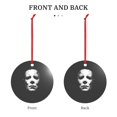 thumbnail image 3 of Michael Myers Face Acrylic Shaped Pendant Xmas Ornaments Christmas Tree Hanging Ornaments Decorations Souvenirs Gift For Home Office Car, 3 of 7