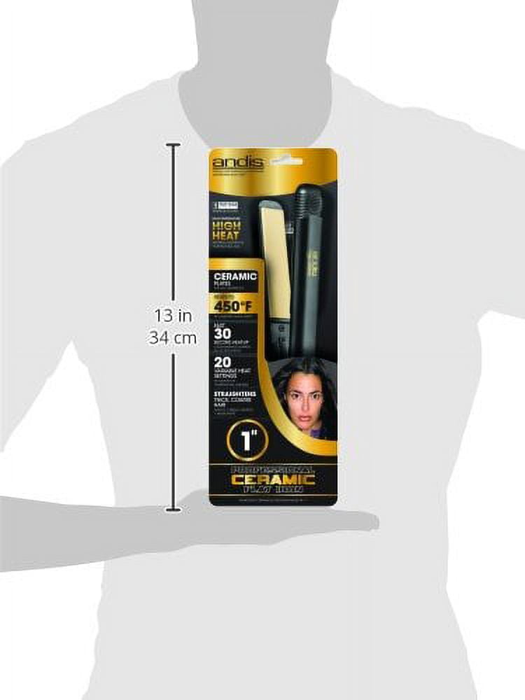 Andis Multi temperature High Heat Ceramic Flat Iron 1 Inch