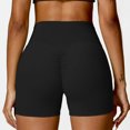 thumbnail image 5 of Pantalones cortos de Yoga, mallas deportivas para mujer, mallas, ropa de mujer, entrenamiento de cintura alta, mallas con fruncido en la parte de atrás, Fitness y gimnasio, 5 of 5