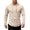 Beige, variant on Solid Color Hooded Sweatshirt Casual Pullover Long Sleeve Comfortable Streetwear Soft Lined Warm Zip Up Jacket Everyday Mens Zip Sweater Wearable Blanket Hoodie Hoodie Mens Pullover Hoodie