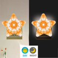 thumbnail image 4 of Star Shaped Energy Saving Night Light Living Room Night Light, Bedroom Night Light, Corridor Night Light, Study Night Light Pretty Light Orange Tie Dye, 4 of 6