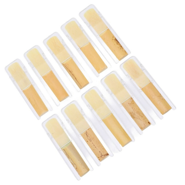 B Flat Clarinet Reeds, Clarinet Reed Set 2.5 Strength Easy To Install Durable For Woodwind Instruments