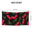 thumbnail image 2 of Picia Cherry Print Silver Fox Velvet Beach Towel,Quick-Dry Beach Towel,Lightweight Travel Towel,Portable Beach Towels, 2 of 6