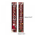thumbnail image 3 of Merry Christmas Banners Outdoor Christmas Decorations Xmas Porch Sign,12x72in, 3 of 7