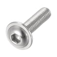 thumbnail image 3 of Unique Bargains M6 x 22mm 304 Stainless Steel Flanged Button Head Socket Cap Screws 20 Pack, 3 of 5