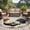 Mutli-Color, variant on Black White Vintage Rooster Round Area Rug 5 FT, Non Slip Bedroom Rugs, Watercolor Farmhouse Animals Washable Soft Circular Carpet Non-Shedding Floor Mat for Kitchen Dining Room Foyer Balcony Dorm