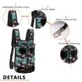 thumbnail image 1 of Bolsa de pecho Hebilla de seguridad incorporada Bolsa de transporte para perros y mascotas Mochila (pájaro verde M) Likrtyny Libre de BPA, 1 of 7