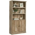 thumbnail image 3 of Pemberly Row 3-Shelf Modern Engineered Wood Bookcase in Lintel Oak, 3 of 11