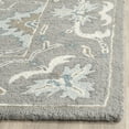 thumbnail image 3 of Safavieh  Handmade Blossom Margarita Modern Floral Wool Rug 6' x 6' Square 6' Square Indoor,Handmade Living Room Square, 3 of 6