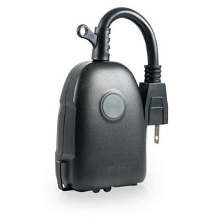 Enbrighten Z-Wave Plus Direct-Wire Outdoor/Indoor Smart Switch, Gen5, 40A,  Gray