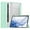 Mintgreen, variant on ELEHOLD Trifold Case for Samsung Galaxy Tab S8/Tab S7 11" 2022/2020 - Auto Wake Sleep Function Kickstand Built-in S Pen Holder Acrylic Clear Back Shockproof Cover for Samsung Tab S8/S7,Mintgreen