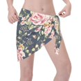 thumbnail image 3 of Bingfone Vintage Floral Women's Sarong Swimsuit Cover Ups Bathing Suit Coverups Chiffon Beach Wrap Skirts, 3 of 7