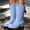 Blue, variant on FRSASU Women's Mid Calf Rain Boots Waterproof Gardening Boots Lightweight Portable Garden Shoes Pink