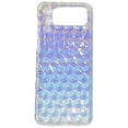 thumbnail image 5 of for Samsung Galaxy Z Flip 3 5G Case for Women, Cute 3D Holographic Laser Gradient Glitter Bling Sparkly Shiny Hard PC Shockproof Clear Slim Girls Protective Case for Galaxy Z Flip 3 5G, Blue, 5 of 5