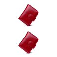 thumbnail image 3 of Minnieouse Cartera de cuero de diseño Simple, monedero plegable para almacenamiento de dinero, portatarjetas de crédito y débito de viaje, Vino rojo 2piezas, 3 of 6