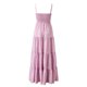 thumbnail image 4 of Vestido largo bohemio con tirantes a rayas para mujer - Vestido largo informal de verano para la playa, 4 of 4