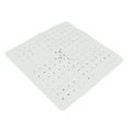 thumbnail image 2 of Alfombrillas de ducha y bañera grandes, lavables, para baño, para personas mayores, color blanco, 53 x 53 cm (20,9 x 20,9 pulgadas), 2 of 14