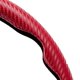 thumbnail image 4 of Funda para volante de 2 piezas, , cómoda, Universal, fácil de instalar, decorativa, se la la adaptaciónción a diámetro de 38cm, vehículo, camión, Interior d Fibra de Carbono Rojo Yotijar Cubierta del volante, 4 of 10