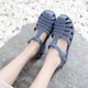 thumbnail image 1 of Sandalias planas para mujer, zapatos de suela blanda con diseño tallado hueco, cómodos, para deportes al aire libre y playa, novedad de 2022 qym unisex, 1 of 2
