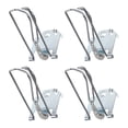 thumbnail image 1 of SKISUNO 4Pack Register Bill Clip Iron Silver Insert To Organize Money For Supermarkets, 1 of 8
