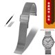thumbnail image 3 of Correa de malla para reloj Tissot T109 Correa de reloj Lelock T41 T006 T099 Correa milanesa T125 para hombre y mujer Correa de reloj de acero Herramientas, 3 of 5