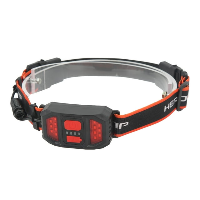 Rechargeable Head Lamp, Electronic Components LED Headlamp Comfortable Ergonomic Design 230 Degree Wide Illumination High Brightness Beads For Fishing