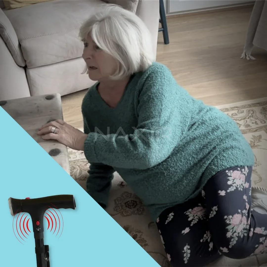 Naxir Stand Secure Walking Cane, Naxir Stand Secure Walking Cane Seniors, Orthopedic Canes for Men & Women, Canes for Seniors Balance