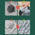 thumbnail image 6 of 1pc Dual-Sided Dish Cloth, Kitchen Dish Rag w/Non Scratch Wire Dishcloth & Cotton Layer, Multipurpose Wire Dishwashing Rag Cotton Dish Towels for Dry/Wet Cleaning, Reusable Dishcloth for Scrubbing, 6 of 9