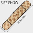thumbnail image 3 of Dailycode Double Sided Oven Mitt with Loop Heat Resistant Kitchen Long Potholders 7" x 35" Chocolate Cookies, 3 of 6