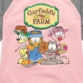 thumbnail image 3 of Garfield - Garfields Farm Group - Toddler & Youth Girls Raglan Graphic T-Shirt, 3 of 4