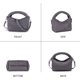 thumbnail image 2 of LHSHID Women Woven Tote Small Crossbody Bag, Weave Quilted Purse Square Shoulder Bag Woven Handbag with Detachable Strap, 2 of 6