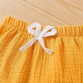 thumbnail image 4 of Mercatoo 𝐍ewborn Baby Girls Boys Summer Shorts Solid Ruffle Fashion Shorts 𝐈𝐧fant Girls Comfy Breathable 𝐁loomers, 4 of 6