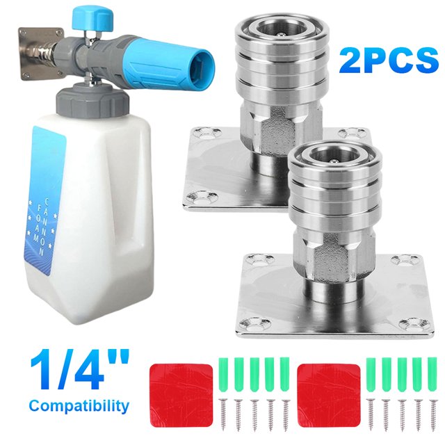 Soporte Automático para Cañón Estante Almacenamiento Conector Rápido 1/4 Sin Bloqueo