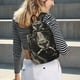 thumbnail image 5 of Disketp Vintage Ram Pilot Mochila de Lona Estampada, Mochila Escolar de Viaje Ligera para Estudiantes y Portátil-Small, 5 of 5