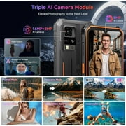 Blackview Rugged Phones BV4800 Pro 4GB+128GB Octa-core 6.5” IP68 & IP69K Waterproof Smartphones, 4G LTE Dual SIM Mobile Phone, NFC Glove Mode, Black